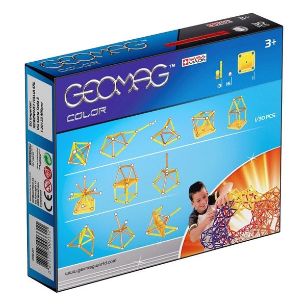 Geomag Color 30 деталей | Магнітний конструктор Геомаг PF.510.251.00 фото