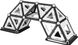 Geomag Panels біло-чорний 104 деталі | Магнітний конструктор Геомаг PF.511.013.00 фото 1