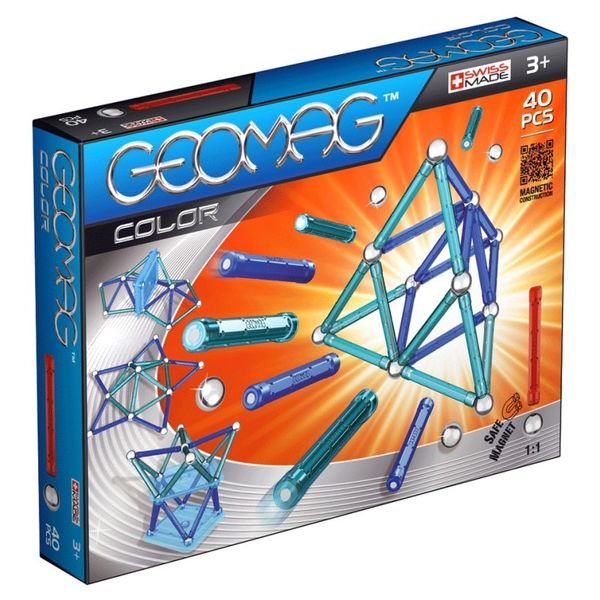 Geomag Color 40 деталей | Магнитный конструктор Геомаг PF.510.252.00 фото