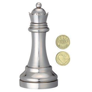 Металева головоломка Королева | Chess Puzzles silver фото