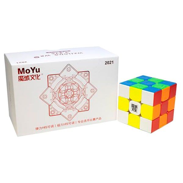 MoYu 3х3 WeiLong WR M 2021 stickerless | Кубик 3х3 WR магнитный MYWRM03 фото
