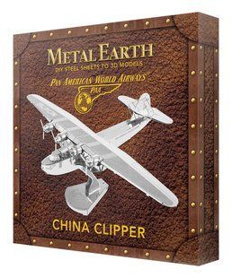 Метеллический 3D конструктор Metal Earth Самолет Pan Am Clipper фото