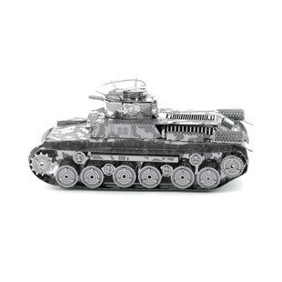 Металлический 3D конструктор Chi Ha Tank | Танк фото