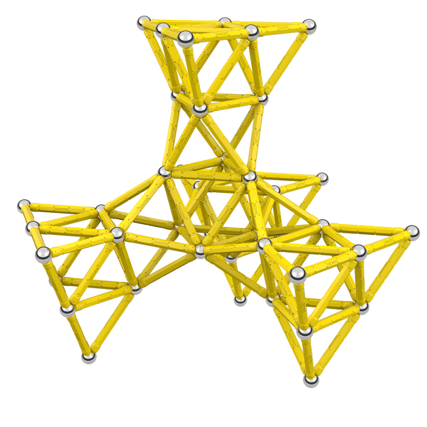 Geomag Masterbox yellow | Магнитний конструктор 192 детали 606 фото