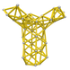 Geomag Masterbox yellow | Магнітний конструктор 192 деталі 606 фото 2