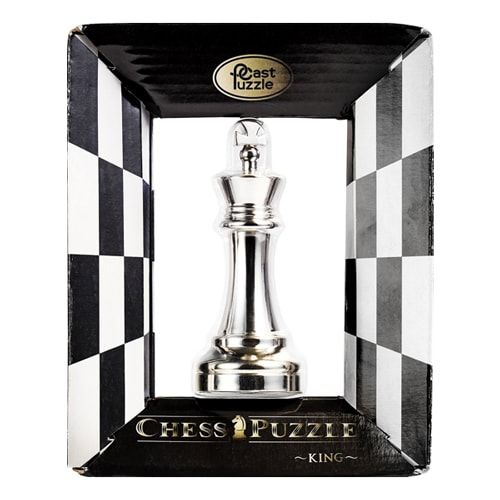 Металлическая головоломка Король | Chess Puzzles silver 473686 фото