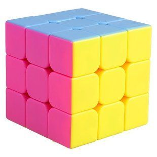 Кубик YJ Guanlong 3x3 Pink Stickerless фото