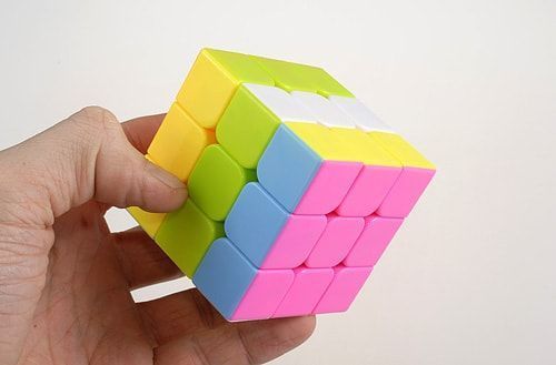 Кубик YJ Guanlong 3x3 Pink Stickerless фото