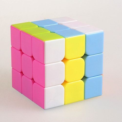 Кубик YJ Guanlong 3x3 Pink Stickerless фото