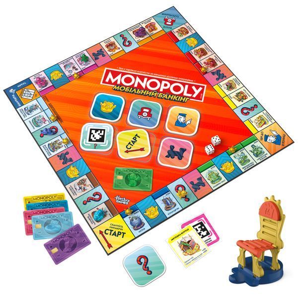 Настільна гра Монополія мобильний банкінг Monopoly App Banking фото