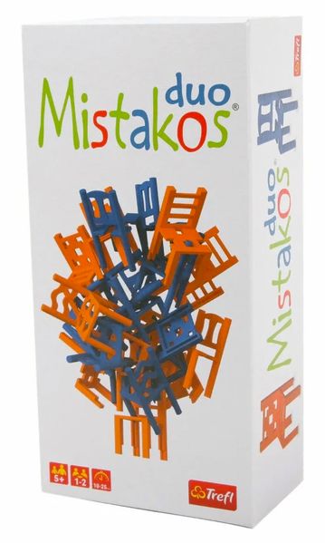 Mistakos DUO (Помаранчево-синійй) | Настільна гра зі стільчиками 6145 фото