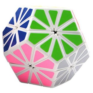 QJ tiled Pyraminx Crystal white QJPC15 фото