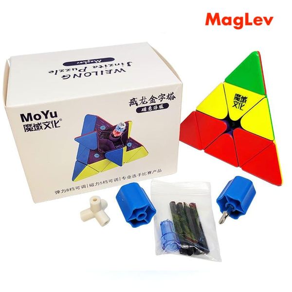 MoYu Weilong Pyraminx Maglev stickerless | Пирамидка Магнитная Маглев MYWL02 фото