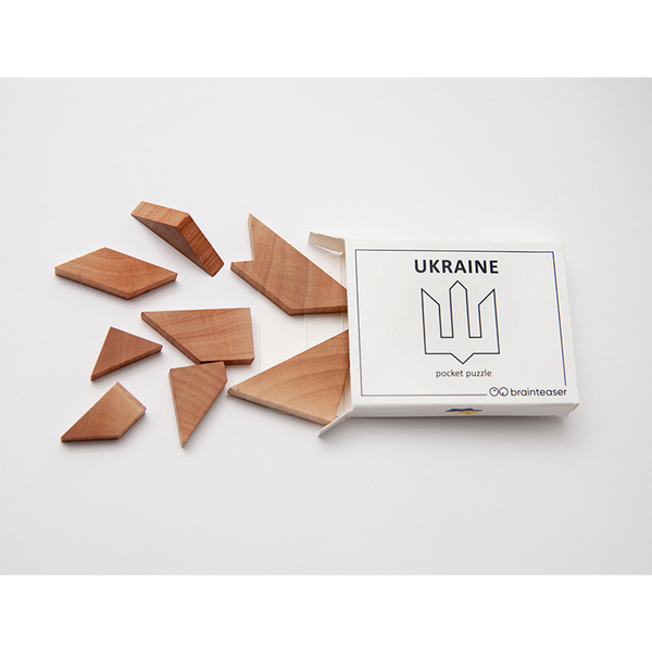 UKRAINE pocket puzzle | Міні головоломка ЗАМОРОЧКА 9001en фото