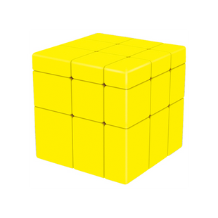 QiYi Mirror cube Yellow | Головоломка кубик 3х3 QiYi зеркальный 154yellow фото