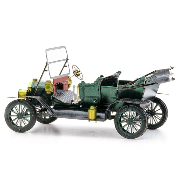 Металевий 3D конструктор 1908 "Ford Model Т черный/желтый MMS051G фото