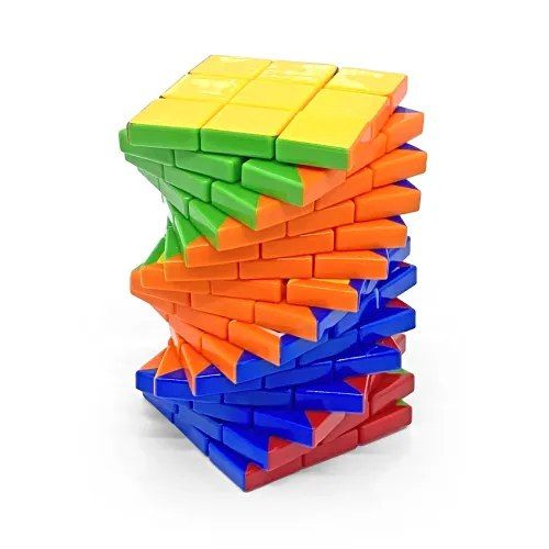 Кубик WitEden 3х3х15 кольоровий пластик GB331501 фото
