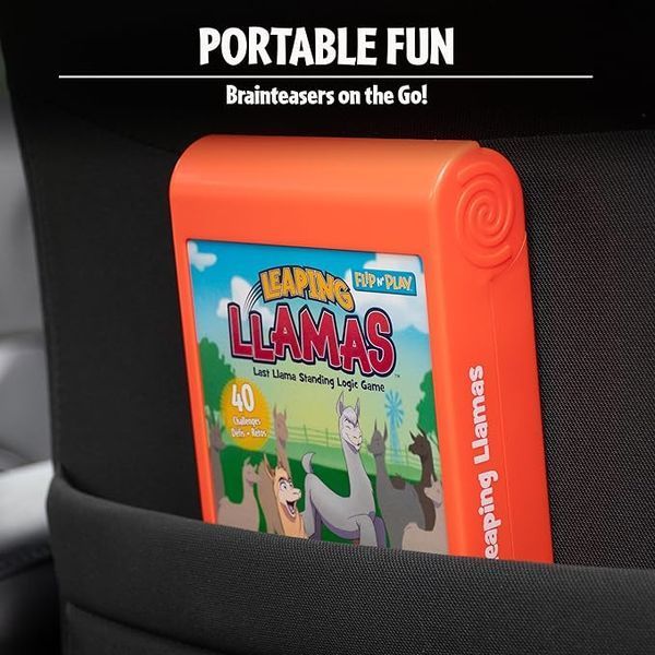 Логічна дорожня гра - Flip & Play - Leapin' Llamas| Гра Thinkfun Стрибаючи лами фото