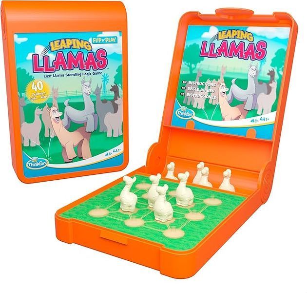Логічна дорожня гра - Flip & Play - Leapin' Llamas| Гра Thinkfun Стрибаючи лами фото