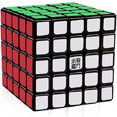 YJ 5x5 Yuchuang Black | Кубик 5x5 чорний YJ8322B фото