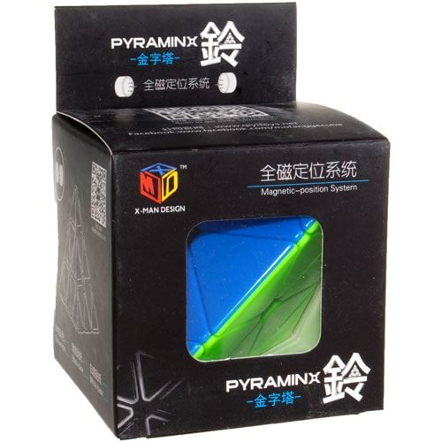QiYi Magnetic Pyraminx Bell V1 Stickerless | Пирамидка 0934C-6st фото