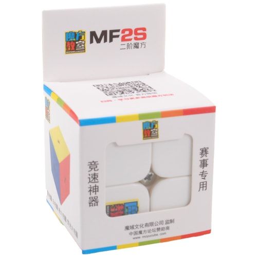 MoYu MoFangJiaoShi 2x2 MF2s Color | Кубик 2x2 МФ2 без наклеек MYMF24 фото