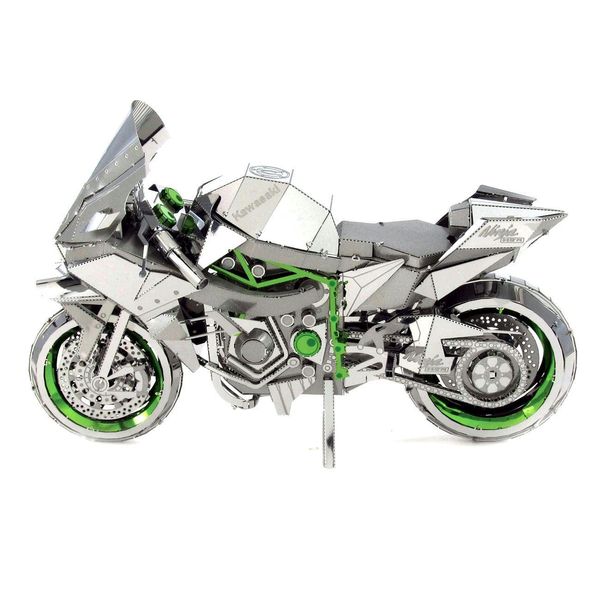 Металевий 3D конструктор Мотоцикл Kawasaki Ninja ICX021 фото