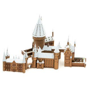 Металлический 3D конструктор Harry Potter Хогвартс в снегу фото