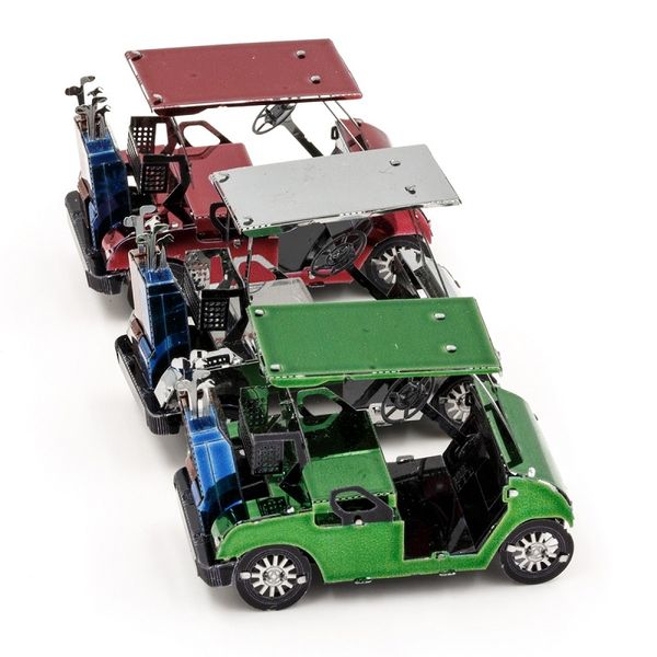 Металлический 3D конструктор Golf Carts | Набор машин для гольфа MMS108 фото