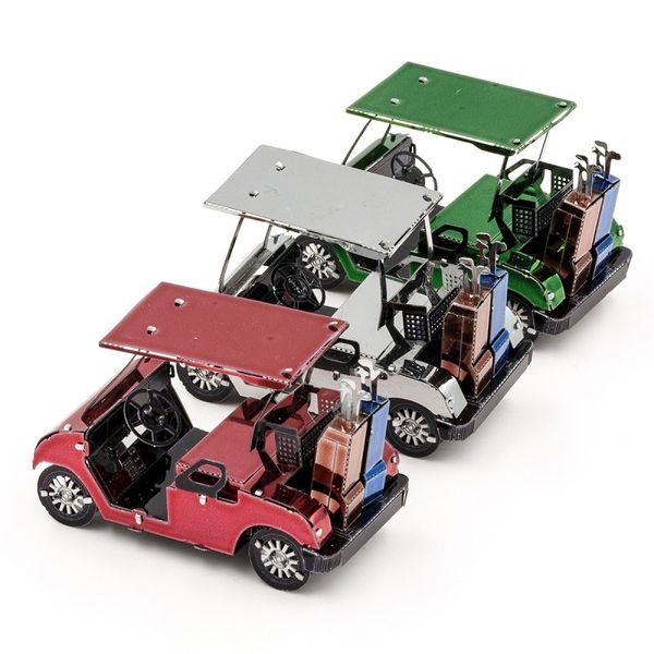 Металлический 3D конструктор Golf Carts | Набор машин для гольфа MMS108 фото