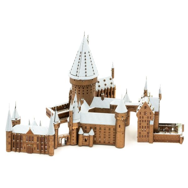 Металлический 3D конструктор Harry Potter Хогвартс в снегу ICX138 фото