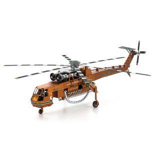 Металлический 3D конструктор Iconx | Транспортный вертолет США S-64 SKYCRANE фото