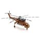 Металлический 3D конструктор Iconx | Транспортный вертолет США S-64 SKYCRANE ICX211 фото 3