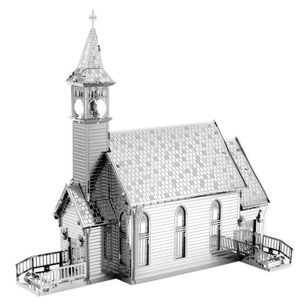 Металлический 3D конструктор Old Country Church | Старая церковь MMS156 фото