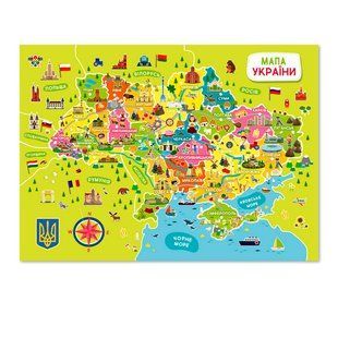 Пазл Мапа України фото