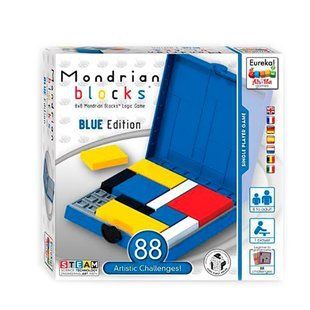 Ah!Ha Mondrian Blocks blue | Головоломка Блоки Мондріана (блакитний) фото