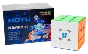 Кубик MoYu WeiLong WRM V9 3x3 (20-Magnet Ball-Core + MagLev + UV) кольоровий пластик фото