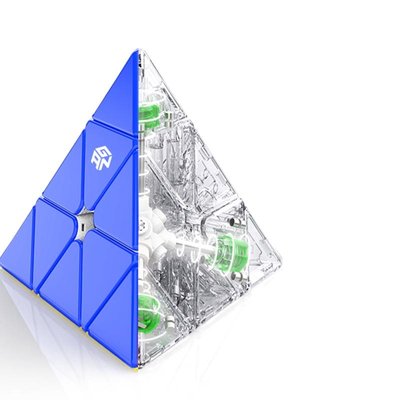 GAN Pyraminx M Enhanced stickerless | Пірамідка GAN сильні магніти GANJZT03 фото