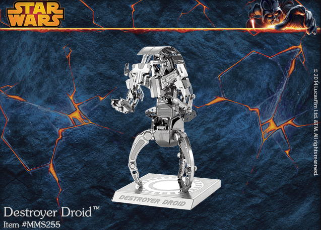 Star Wars Destroyer Droid Metal Earth | Дроїд-руйнівник MMS255 фото
