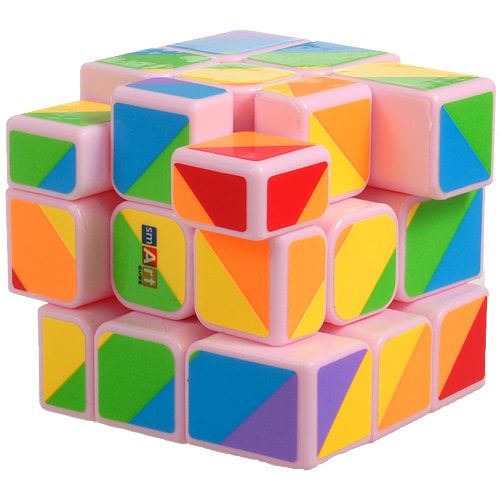 Smart Cube Rainbow pink | Райдужный кубик рожевий SC363 фото
