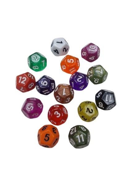 Кубик Chessex D12 (в ассортименте) Dice D12 фото