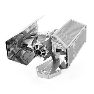 Металлический 3D конструктор Star Wars Dart Vader's Tie Fighter | Космический истребитель Darth Vader's TIE фото