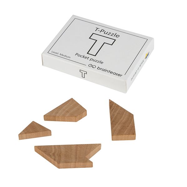 Набір головоломок Заморочка wooden mini puzzle set #1 (6 штук) set1en фото