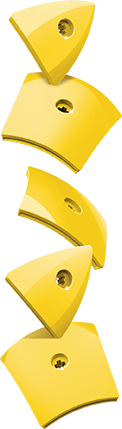 Geomag KOR Cover Yellow | Магнитный конструктор Геомаг Кор желтый PF.800.575.00 фото