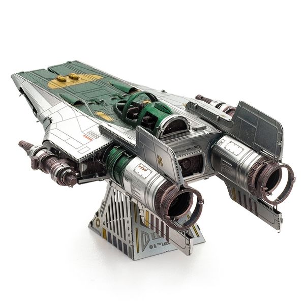 Металлический 3D конструктор Star Wars - Resistance A-Wing Fighter MMS416 фото