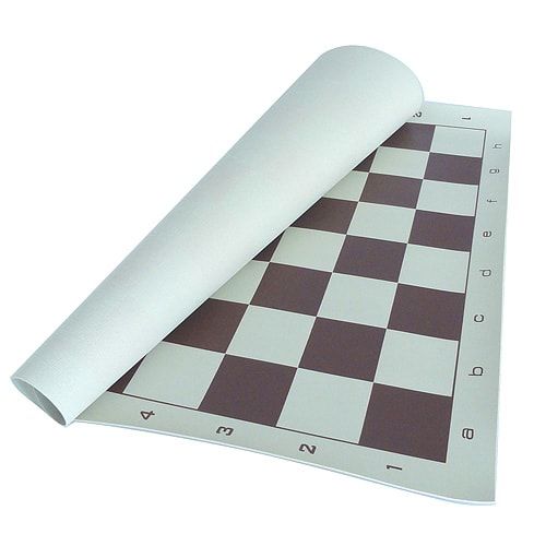 Доска шахматная мягкая, прорезиненная, 57мм E15 фото