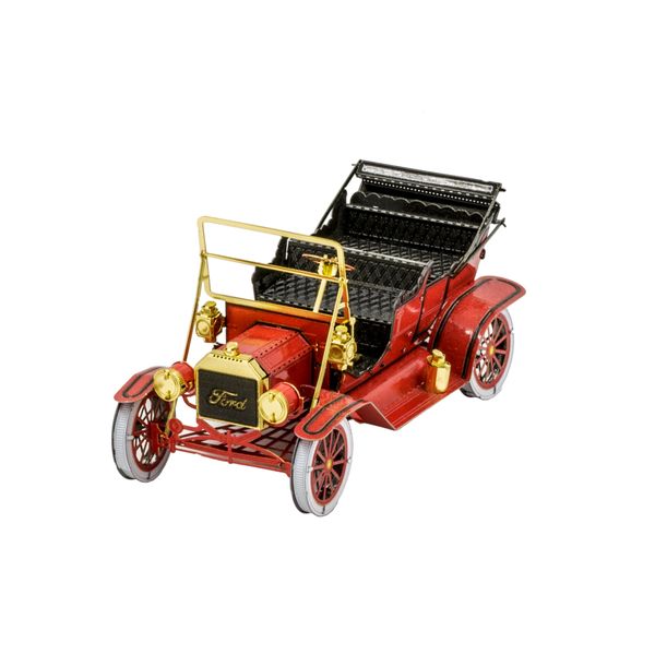 Металлический 3D конструктор Ford Model T 1908 красный/золото MMS051C фото