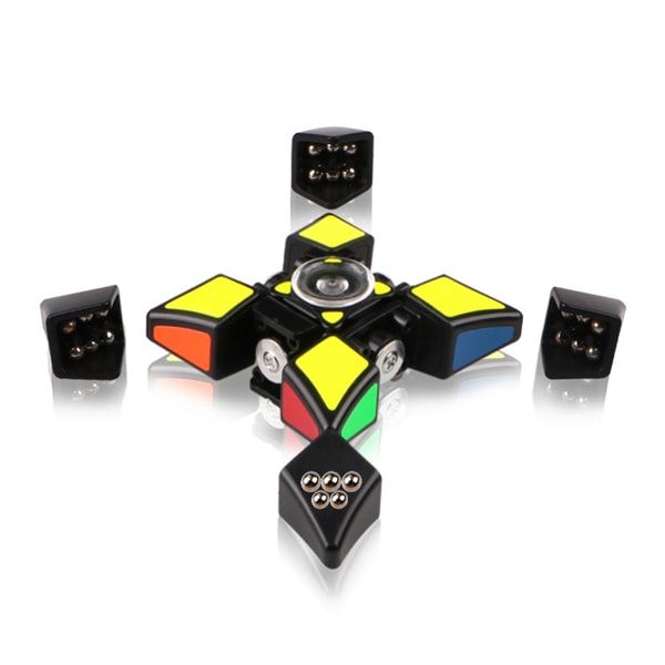 QiYi 1x3x3 Fidget Cube black | Кубоїд спіннер MFG2046 фото