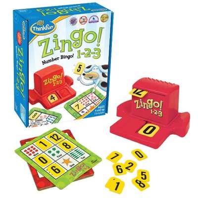 Гра Зінго 1-2-3 | ThinkFun Zingo 1-2-3 7703 фото
